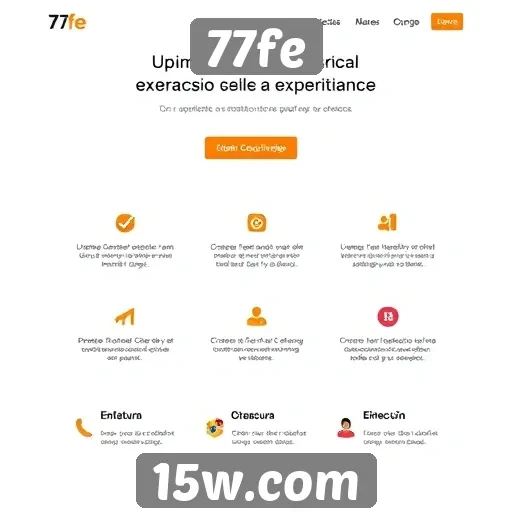 Principais características do design do site 77fe